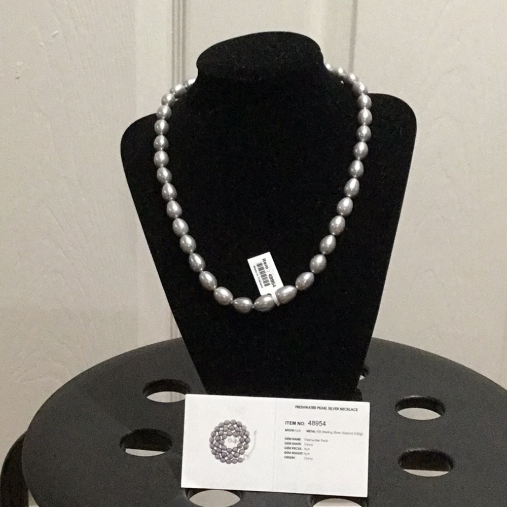 Freshwater Gray Pearls - 18”